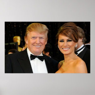 POSTER DONALD & MELANIA TRUMP