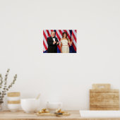 Poster Donald & Melania Trump à l'investiture (Cuisine)