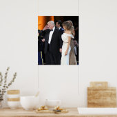 Poster Donald & Melania Trump Le Jour De L'Inauguration (Cuisine)