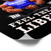 Poster Donald Pump Drôle Trump Sent Les Libéraux Brûlants (Coin)