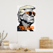 Poster Donald Trump (Cuisine)
