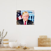 Poster Donald Trump (Cuisine)