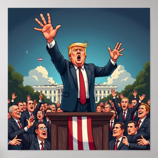 Poster Donald Trump (Devant)