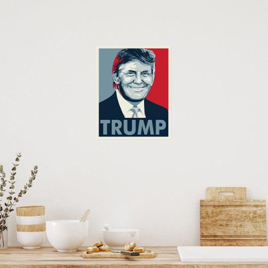 Poster Donald Trump (Cuisine)