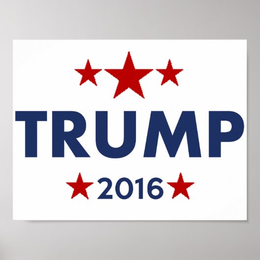 Poster Donald Trump 2016 (Devant)