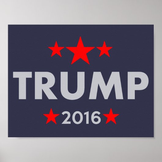 Poster Donald Trump 2016 (Devant)