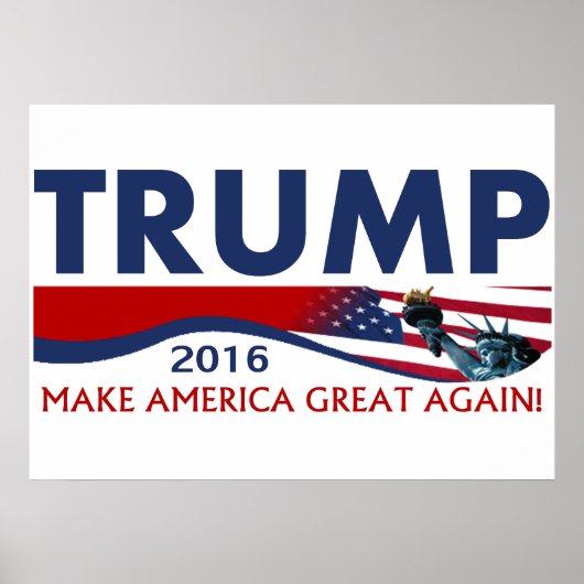 Poster Donald Trump 2016 (Devant)