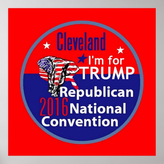 Poster Donald TRUMP 2016 Print (Devant)