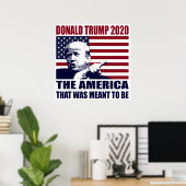 Poster Donald Trump 2020 pour l'élection présidentielle 2 (Bureau à domicile)
