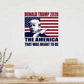 Poster Donald Trump 2020 pour l'élection présidentielle 2 (Cuisine)
