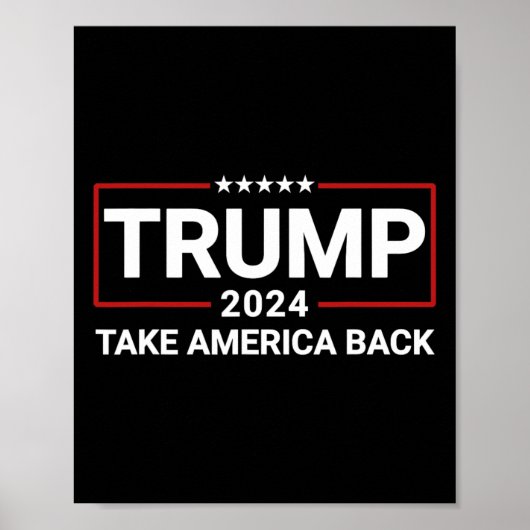 Poster Donald Trump 2024 (Devant)