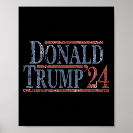 Poster Donald Trump 2024 (Devant)