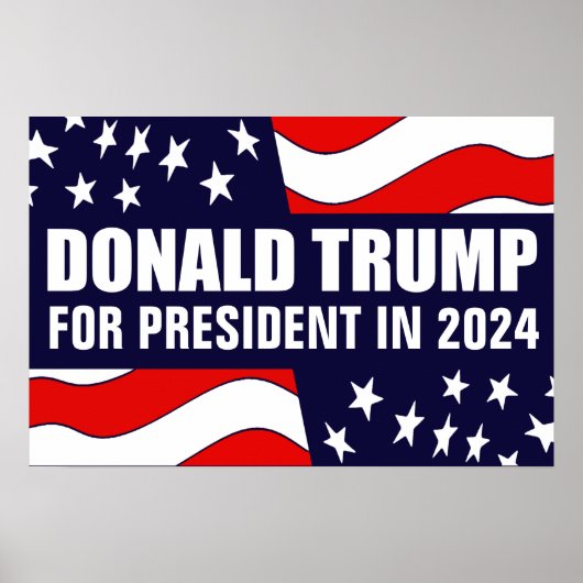 Poster Donald Trump 2024 (Devant)