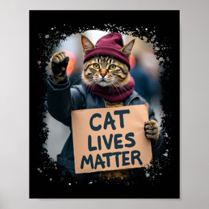 Poster Donald Trump 2024 Les chats ramènent l'Amérique Re