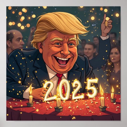 Poster Donald Trump 2025 (Devant)
