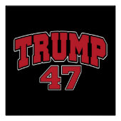 Poster Donald Trump 47 (Devant)