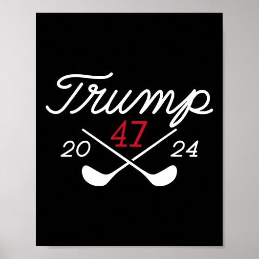 Poster Donald Trump 47 2024 (Devant)