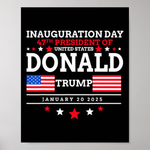Poster Donald Trump a gagné l'inauguration de l'élection 