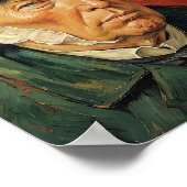 Poster Donald Trump à l'oreille banalisée (Coin)