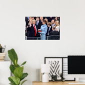 Poster Donald Trump A Prononcé Son Serment De Président (Bureau à domicile)