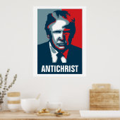 Poster Donald Trump ANTICHRIST (Cuisine)