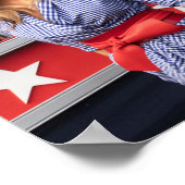 Poster Donald Trump Avec La Première Dame Melania (Coin)