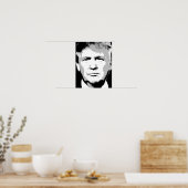 POSTER DONALD TRUMP BLOCK DESIGN (Cuisine)