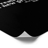 Poster Donald Trump Cite Tout Ce Dont Nous Avons Vraiment (Coin)