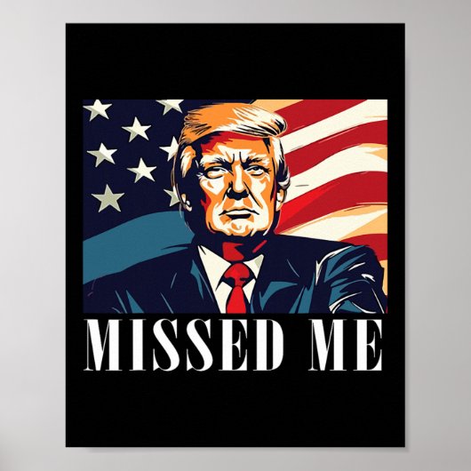 Poster Donald Trump drôle (Devant)