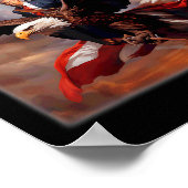 Poster Donald Trump Eagle Président américain 2024 Prenez (Coin)