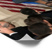 Poster Donald Trump En Israël Avec Bibi Netanyahu (Coin)