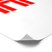 Poster Donald Trump fausses nouvelles (Coin)