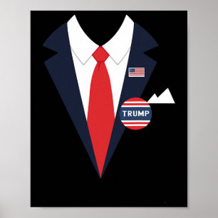 Poster Donald Trump Halloween Costume amusant pour enfant