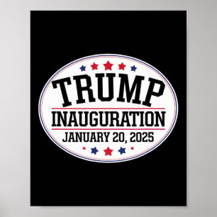 Poster Donald Trump Jour de l'investiture 2025 1