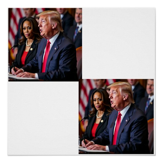 Poster donald trump & kamala harris (Devant)