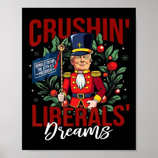 Poster Donald Trump Le 47e président Funny H (Devant)