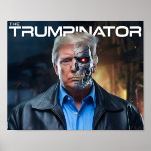 Poster Donald Trump Le Trumpinator II 45 47 Président