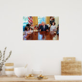 Poster Donald Trump Maison Blanche Portrait d'Halloween (Cuisine)