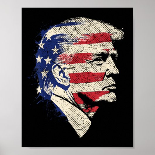 Poster Donald Trump Portrait (Devant)