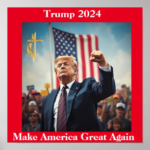 Poster Donald Trump pour le président