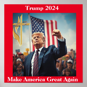 Poster Donald Trump pour le président