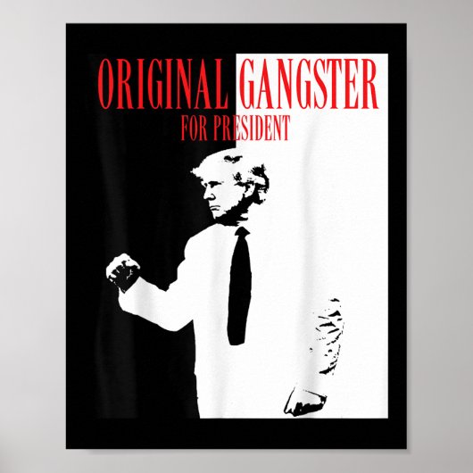 Poster Donald Trump Pour Le Président 2024 Shirt Original (Devant)