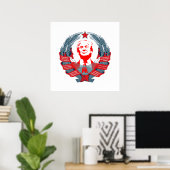 Poster Donald Trump pour le président de la Russie (Bureau à domicile)