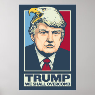 Poster Donald Trump que nous Overcomb