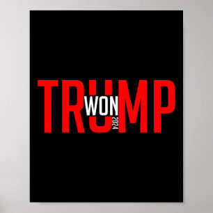 Poster Donald Trump remporte l'investiture électorale de