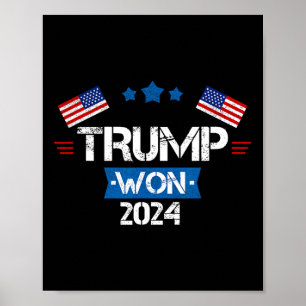 Poster Donald Trump remporte l'investiture électorale de