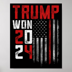 Poster Donald Trump remporte l'investiture électorale de
