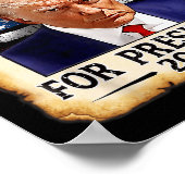 Poster Donald Trump Tiré Recherché Aux États-Unis Préside (Coin)