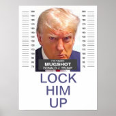 Poster Donald Trump Tiré Sur La Mug Le Verrouiller Couleu (Devant)