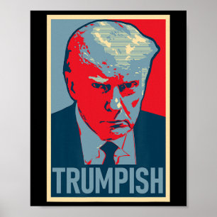 Poster Donald Trump Tiré sur une bombe